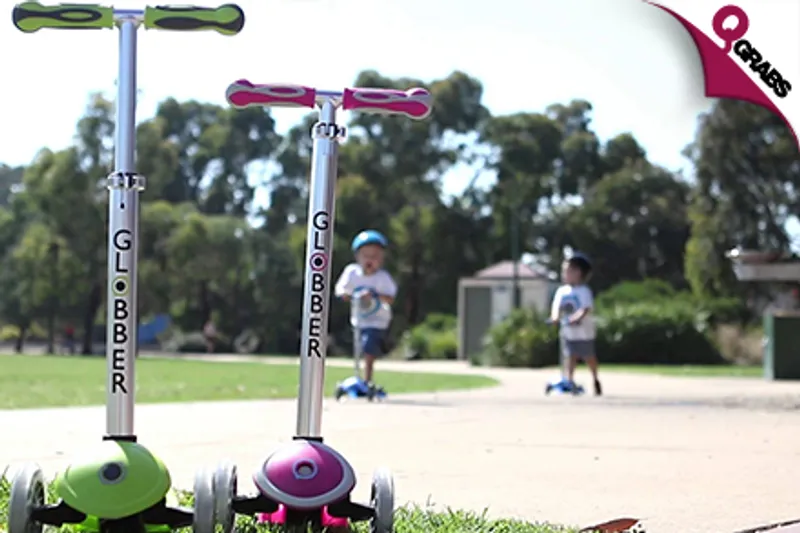 For QR299, Glide & Zip with a Globber 3-Wheeler Scooter - Choose from Five Grooving Colors! (QR399 Value)